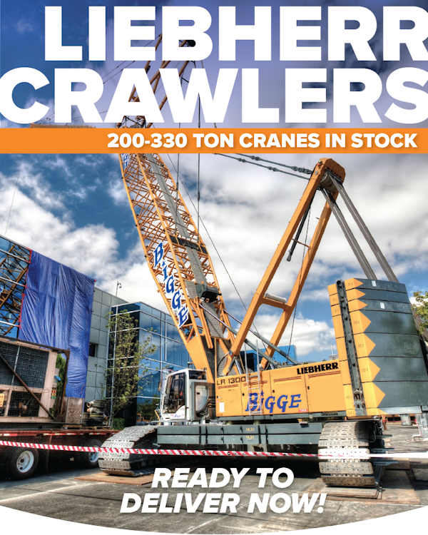 Email Hero: Liebherr Crawlers In Stock & Available Now