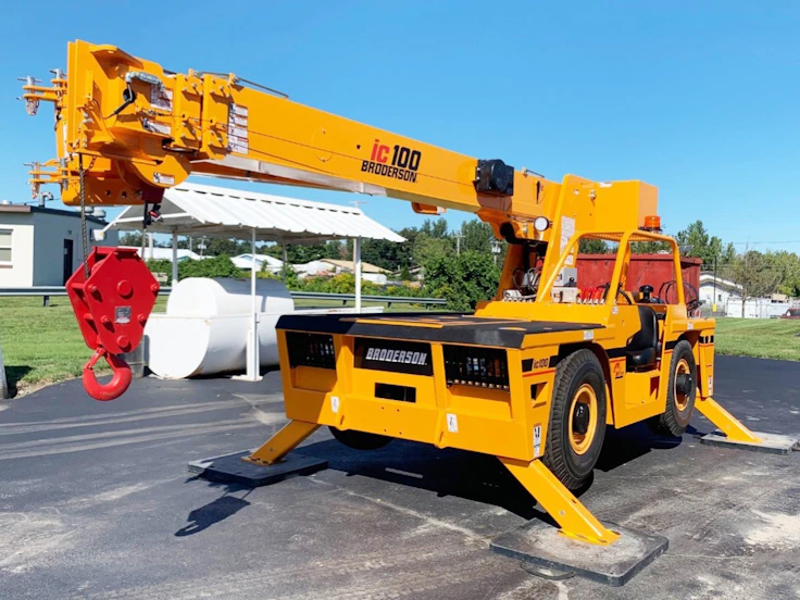 Broderson IC80 Load Chart and Specifications