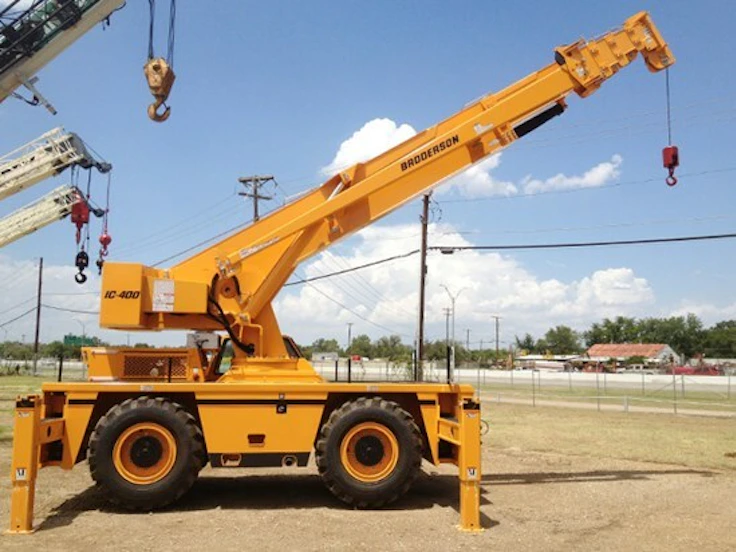 Broderson IC250 Load Chart and Specifications