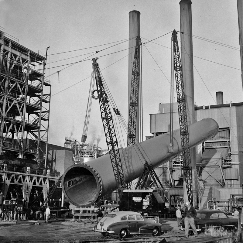 1952 - 110 ton Steel Stacks