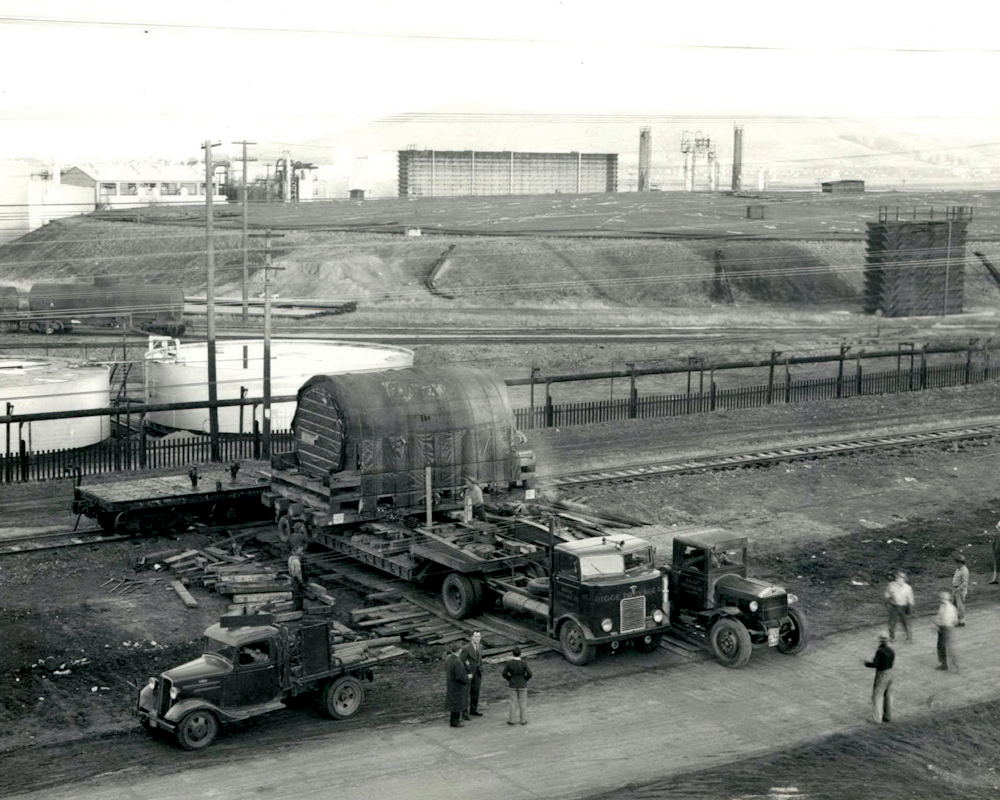 1939 - Bigge visits Avon Refinery